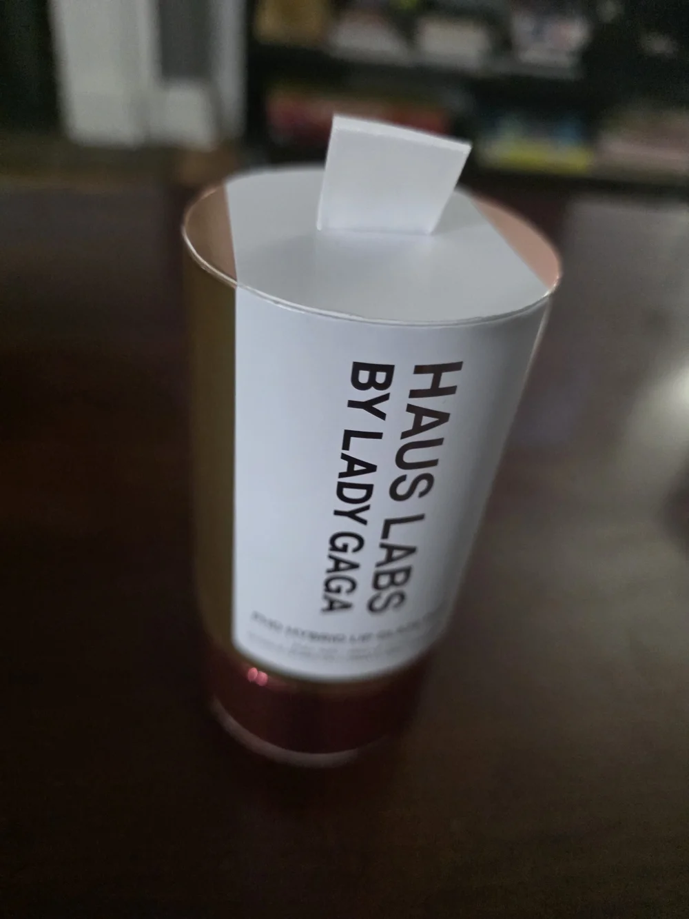 Haus Labs By Lady Gaga Lip Glaze Compact - Red Label with White Text